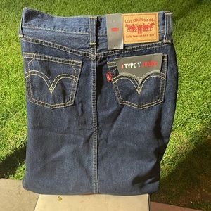 Levi Strauss & Co pencil denim skirt women Size 27 NEW w/tags